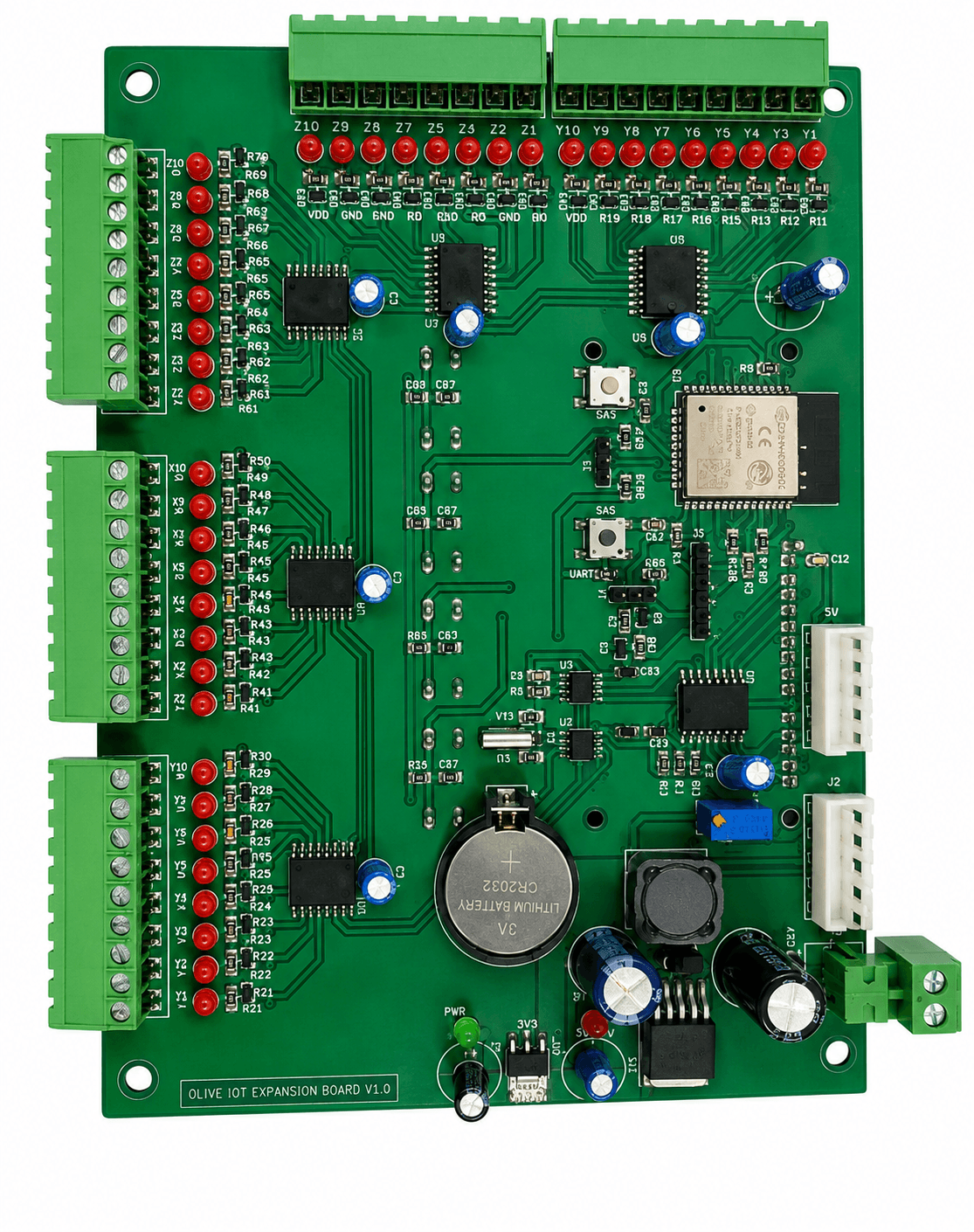 Olive IoT 40 channel digital IO board